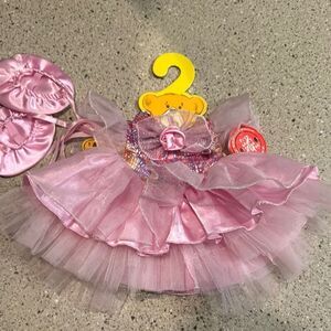 Build-A-Bear Pink Tutu Dress with Accessories